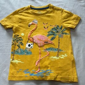 Marks & Spencer - short sleeve Flamingo T-shirt. Size 2-3